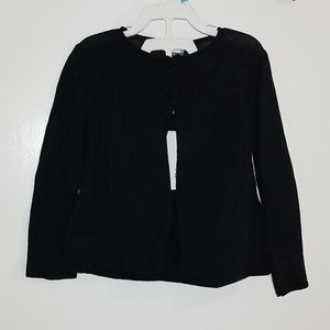 NWT IL GUFO CARDIGAN BLACK SWEATER SIZE 2T